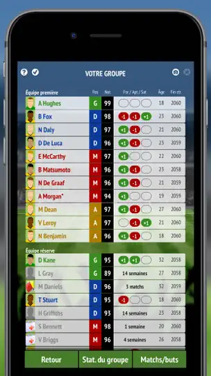 Capture d'écran de Football Chairman Pro sur iPhone 4