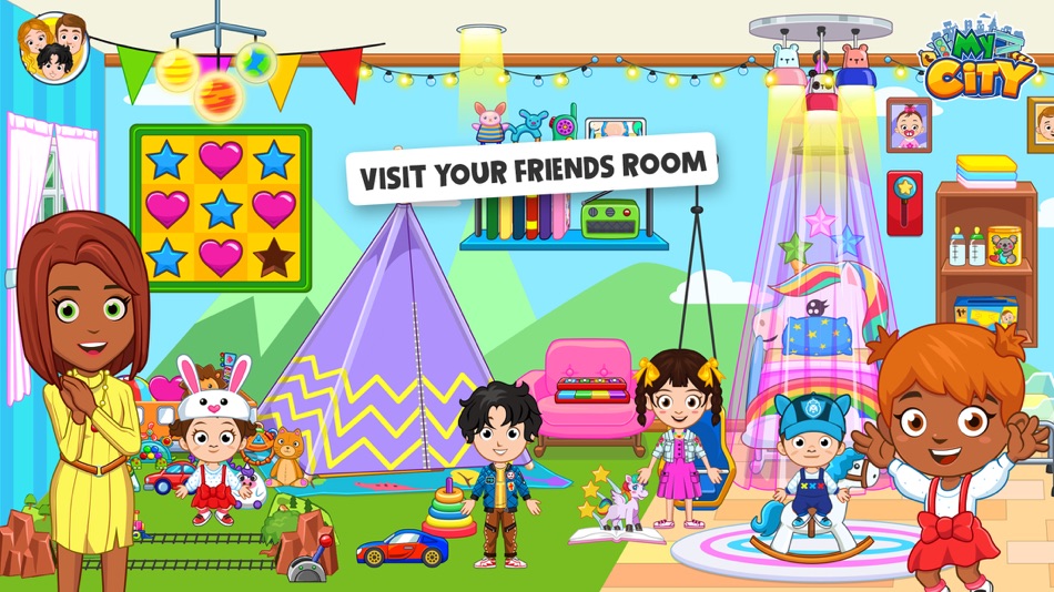 #5. My City: Friends Dream House (iOS) Podle: My Town Games LTD