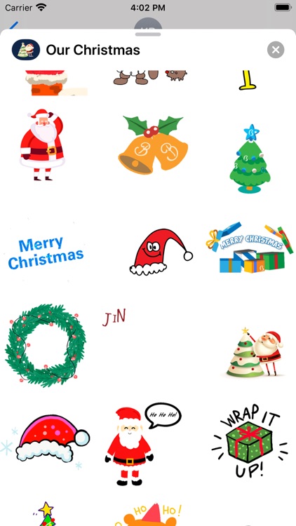 Our Christmas Stickers