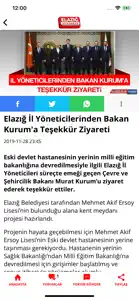 Elazığ Son Haber screenshot #2 for iPhone