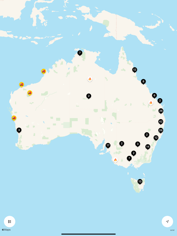Screenshot #4 pour Australian Fires. Bushfire Map