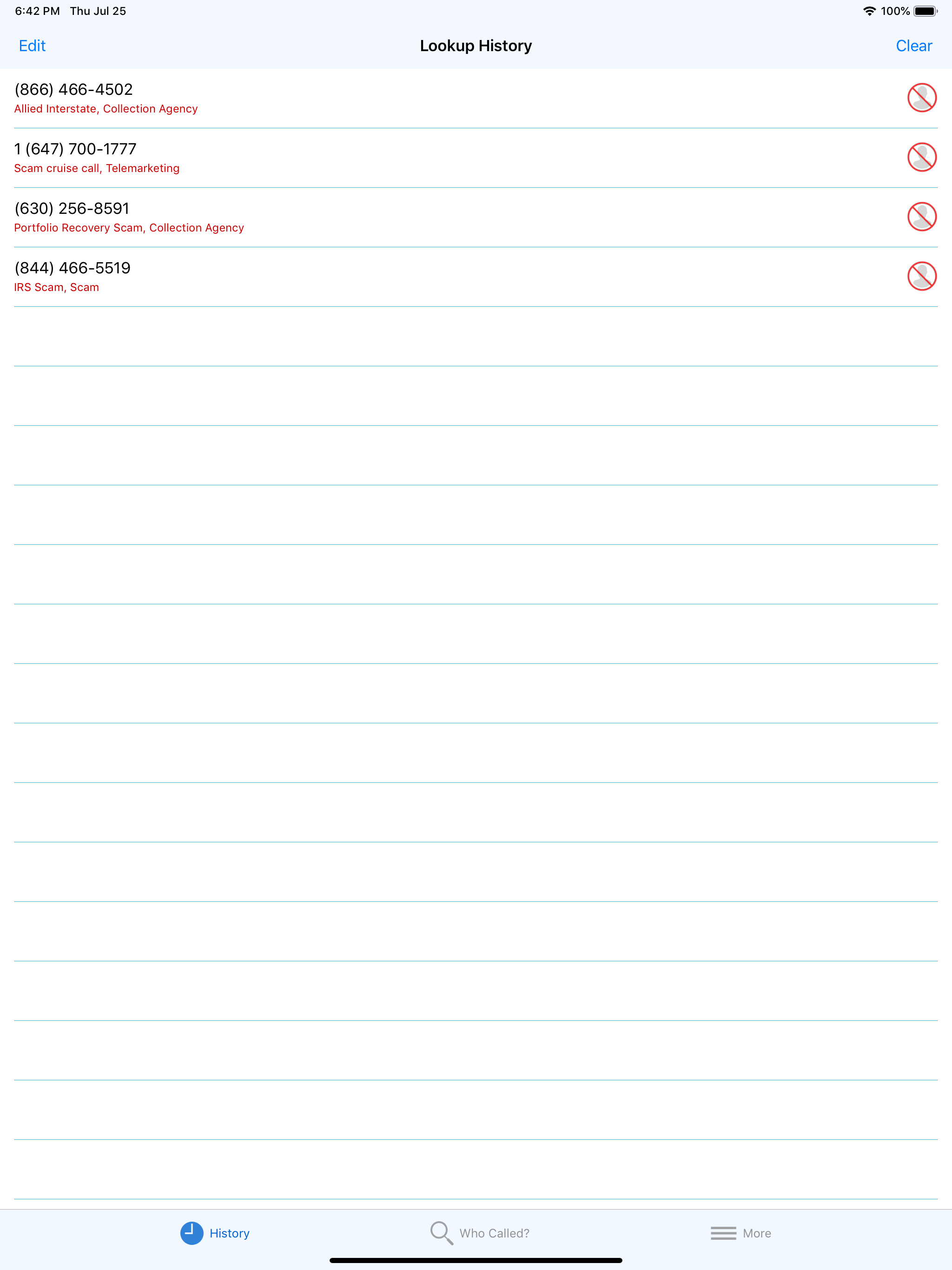 EveryCaller Reverse Lookup screenshot 7