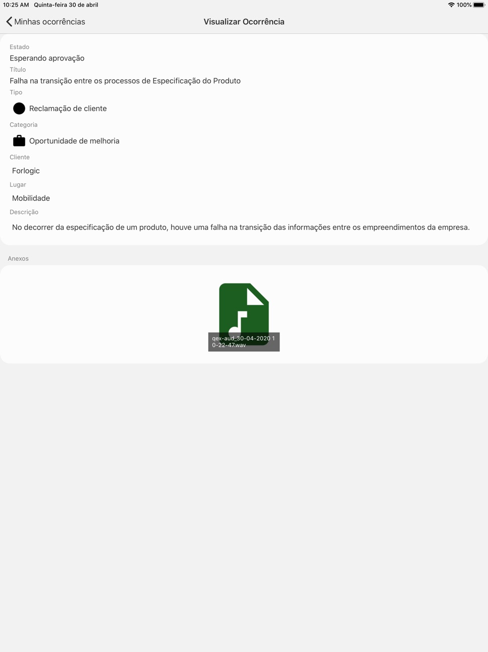 iPad screenshot