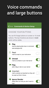 Speaking Email - voice reader screenshot