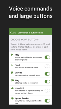 Speaking Email - voice reader screenshot 6