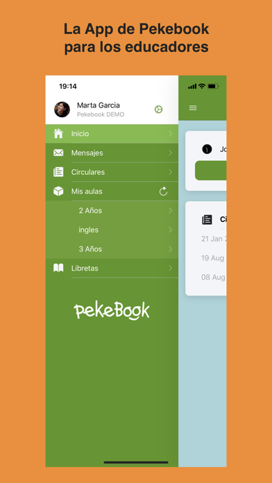 Pekebook Educadores Screenshot