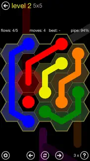 flow free: hexes iphone screenshot 1