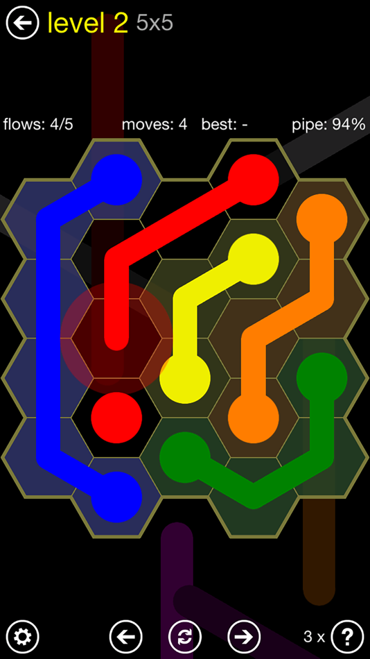 #1. Flow Free: Hexes (iOS) 由: Big Duck Games LLC