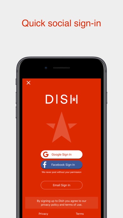 How to cancel & delete Dish Pics from iphone & ipad 4