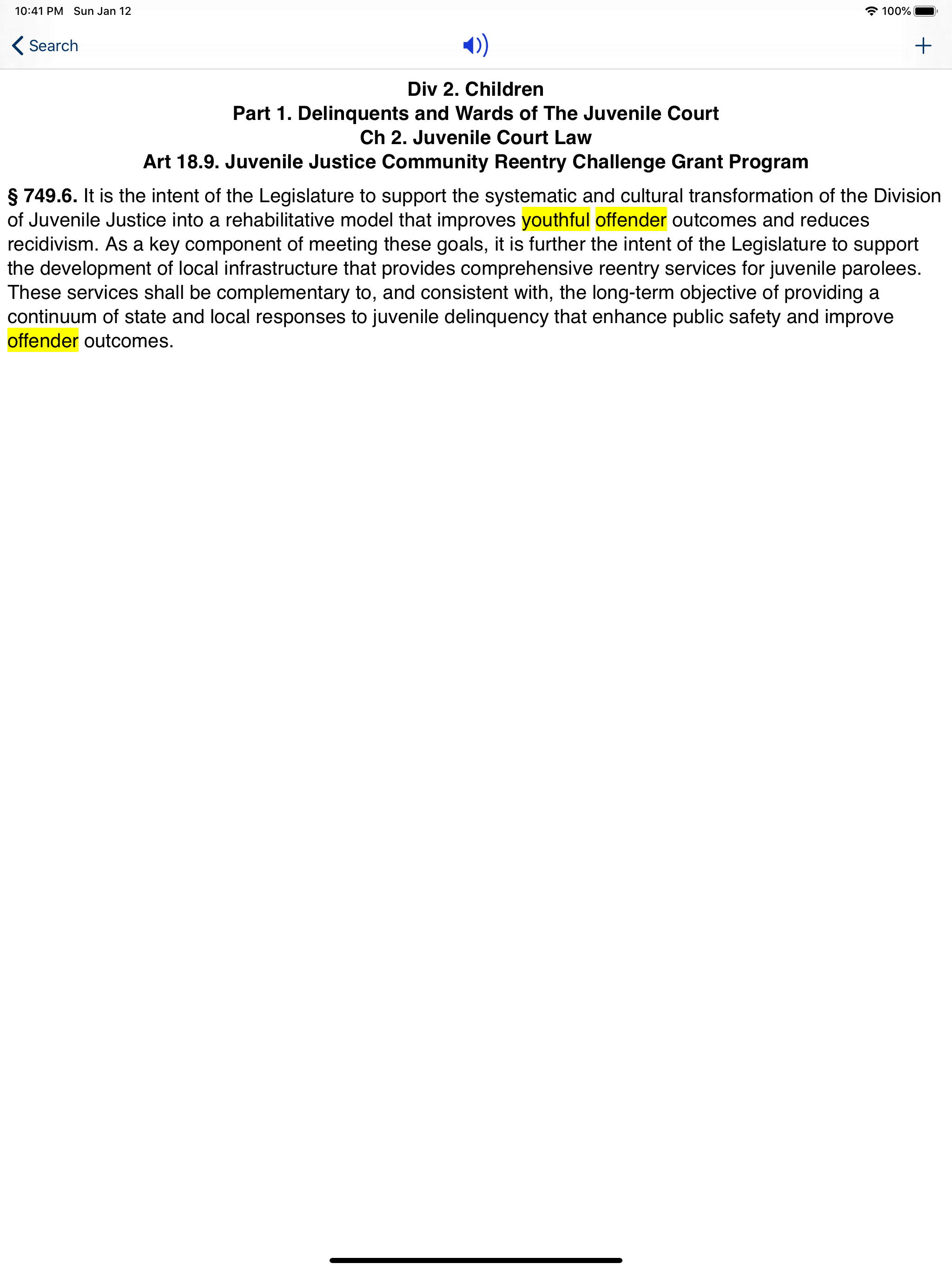 CA Welfare & Institutions 2026 screenshot 8