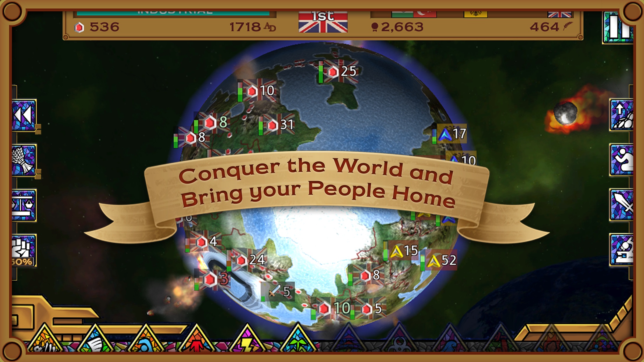 Screenshot do app Rapture - World Conquest