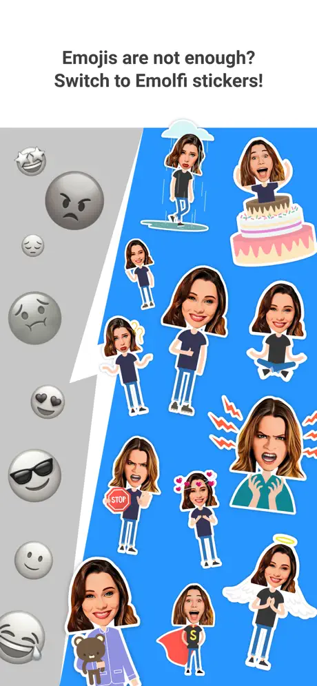 Emolfi sticker & emoji maker