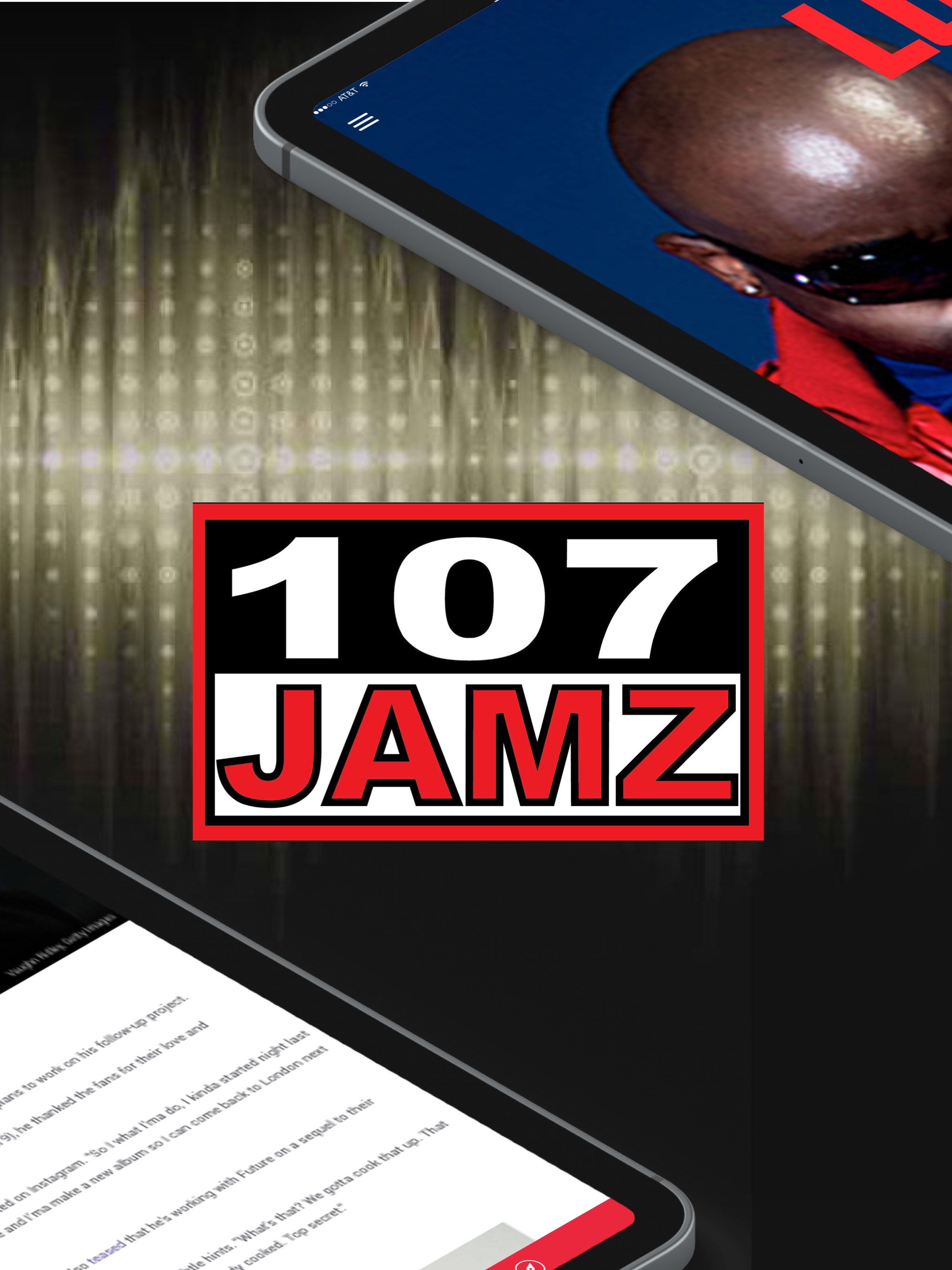 107 JAMZ - Lake Charles (KJMH) screenshot 5
