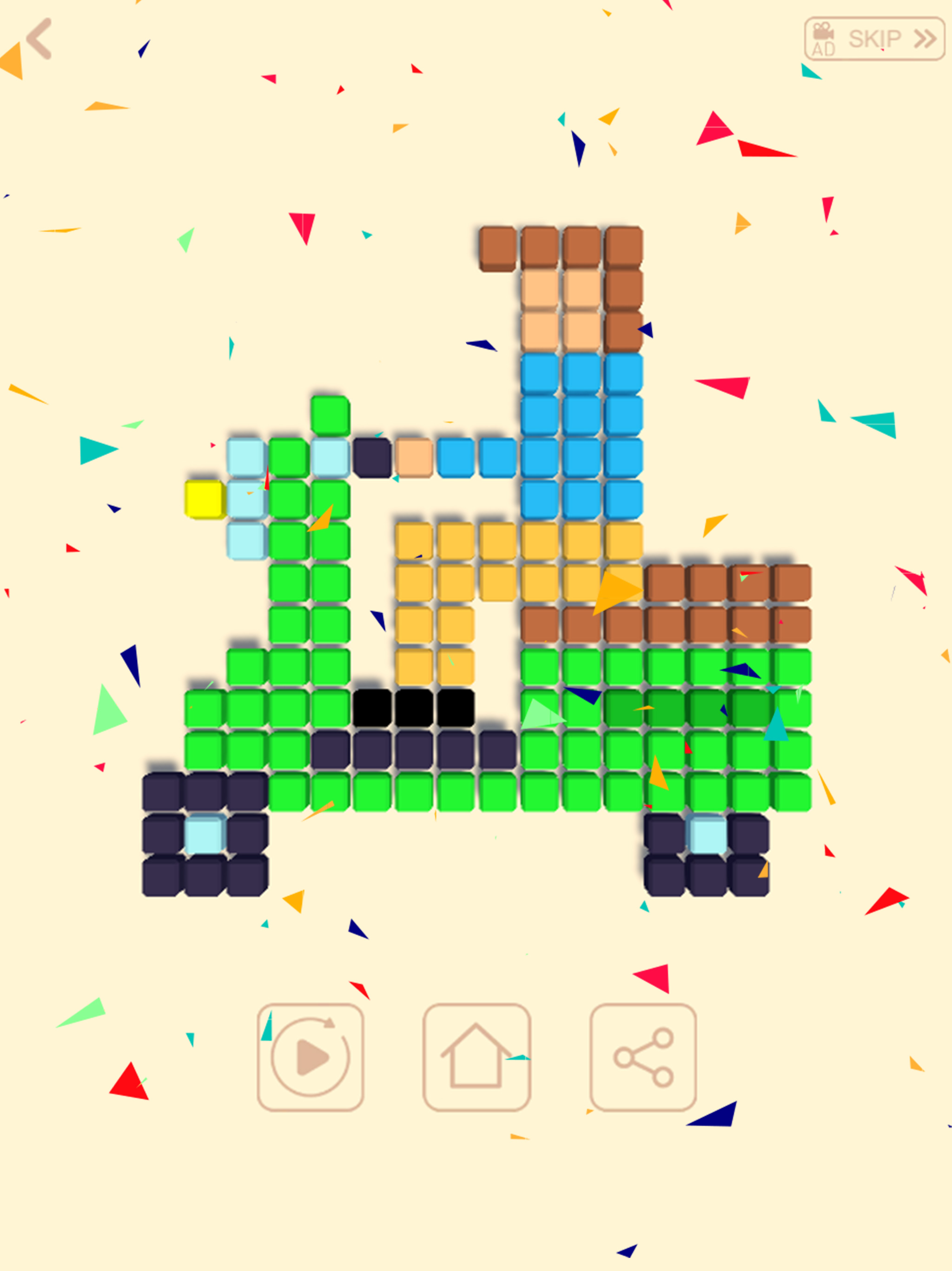 Cubes art - unique puzzle screenshot 7