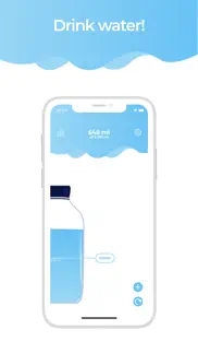 water reminder and tracker iPhone Captures Décran 1