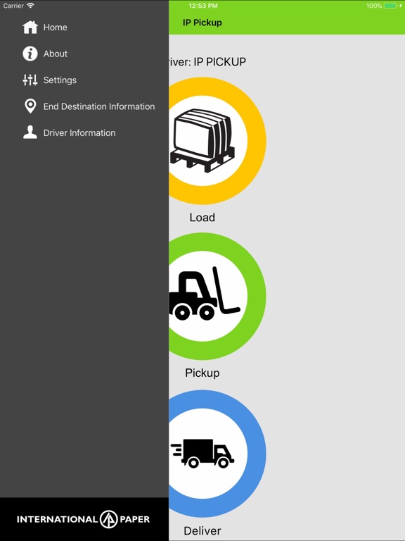 IP Pickup iPad screenshot 2 - Business app