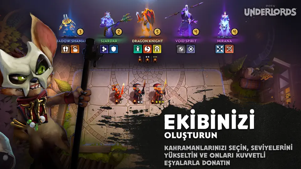 Dota Underlords iPhone Ekran Görüntüsü 3