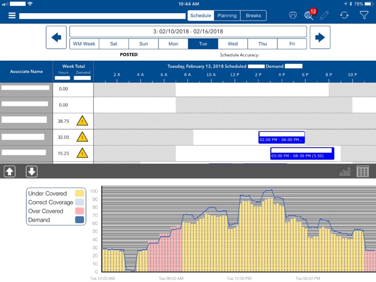 My Club Schedule for iPad