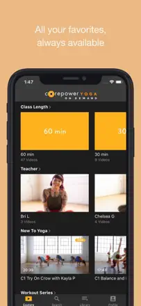 CorePower Yoga On Demand: Screenshot 3 von 5