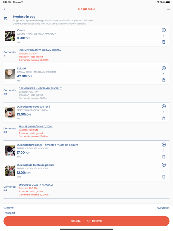 Screenshot #5 pour Piata Delivery