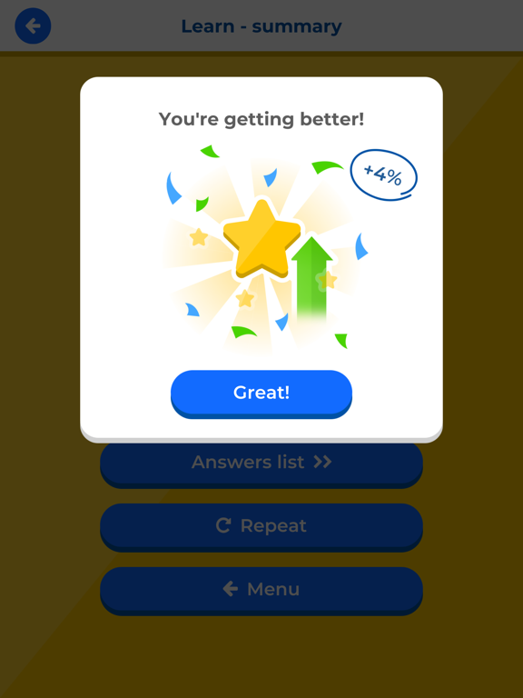 Times Tables Multiplication IQ iPad screenshot 4 - Education app