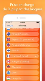 reconnaisseur de parole iPhone Captures Décran 3