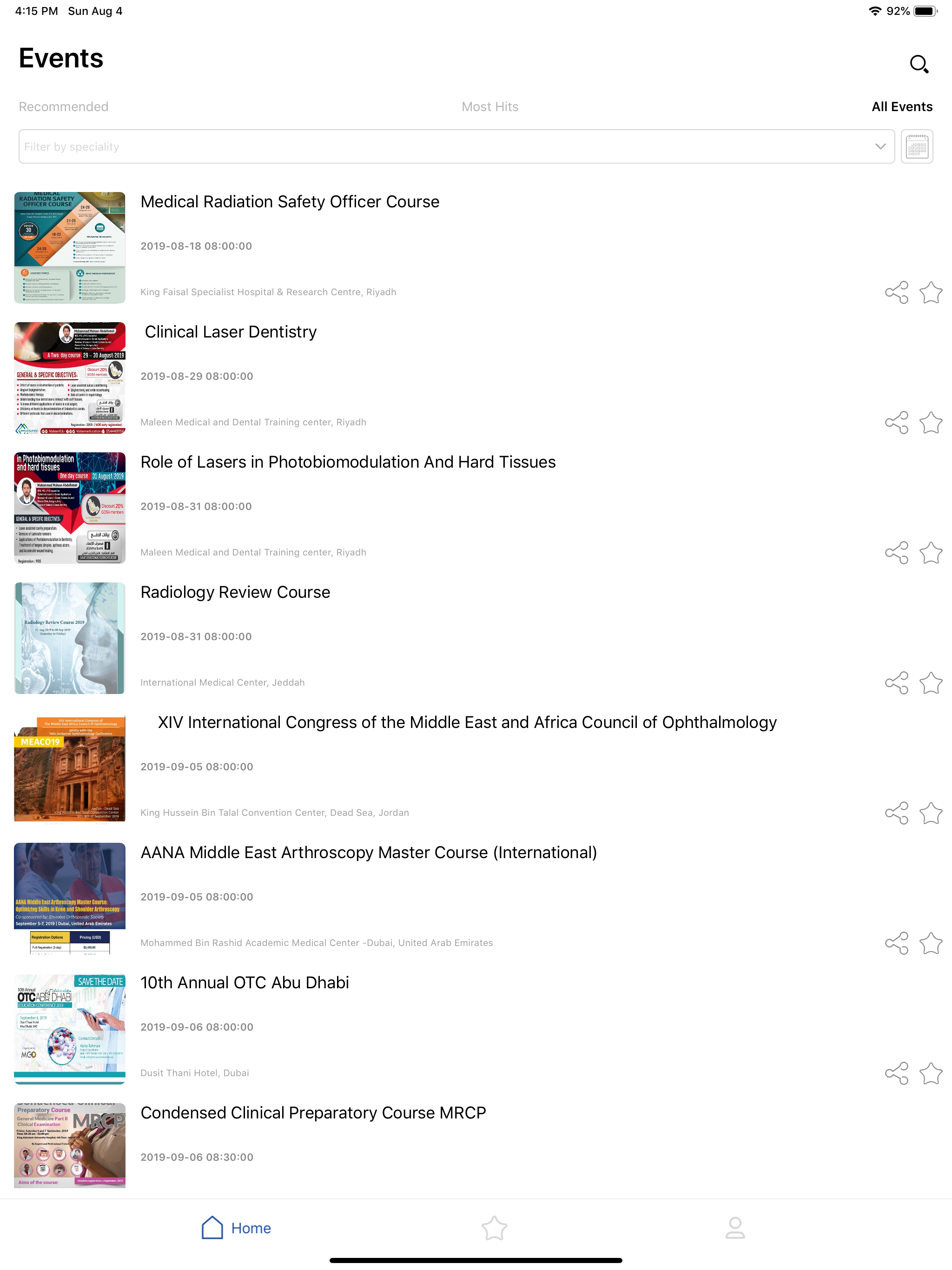 DoctorKSA Events screenshot 7