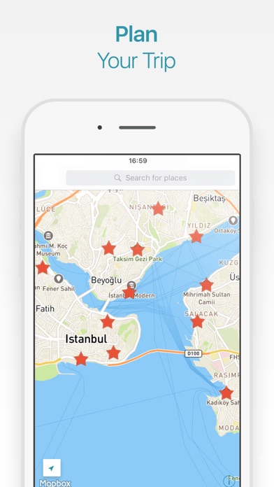Istanbul Travel Guide and Map Screenshot