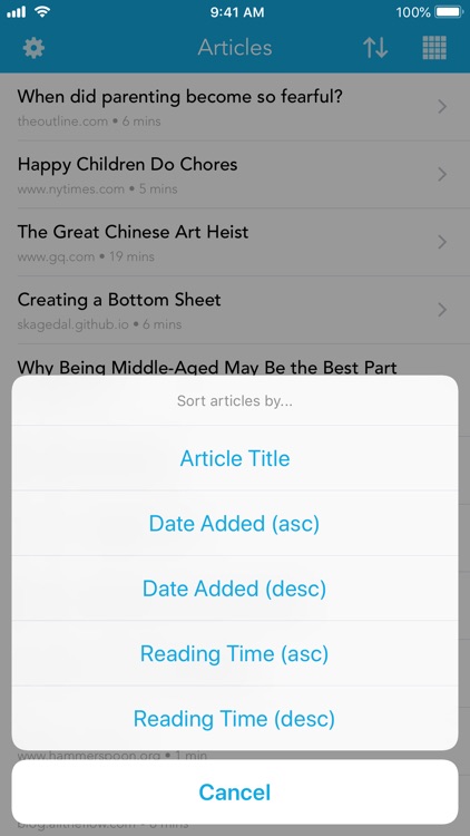 Pocket Rocket Article Reader screenshot-3