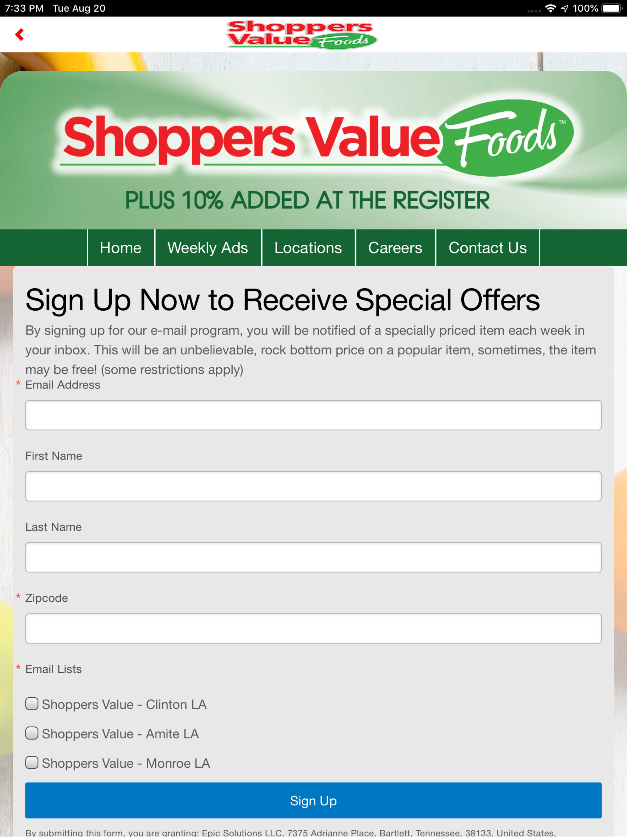 Shoppers Value Foods Sullivans