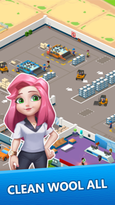 Wool Inc:Idle Factory Tycoon screenshot