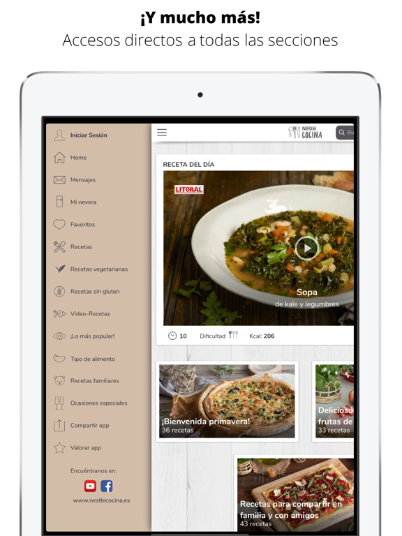 Nestlé Cocina. Recetas y Menús