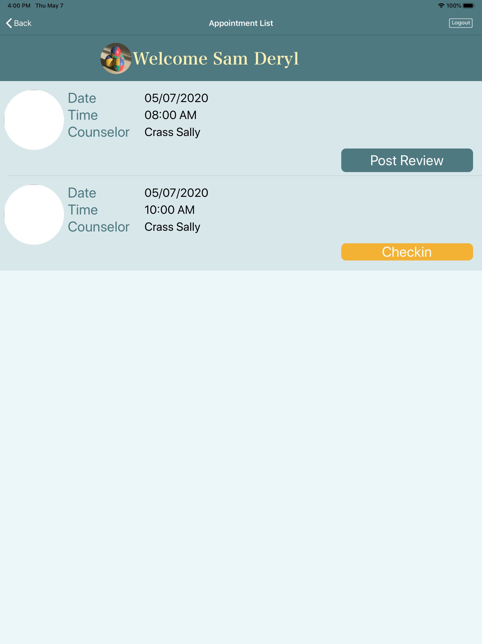 Client Checkin screenshot 12