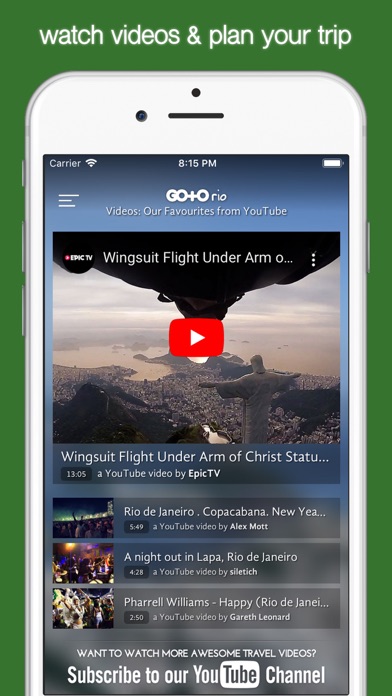 Rio de Janeiro Travel Guide . Screenshot