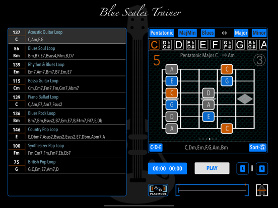 BlueScalesTrainer iPad screenshot 1 - Music app