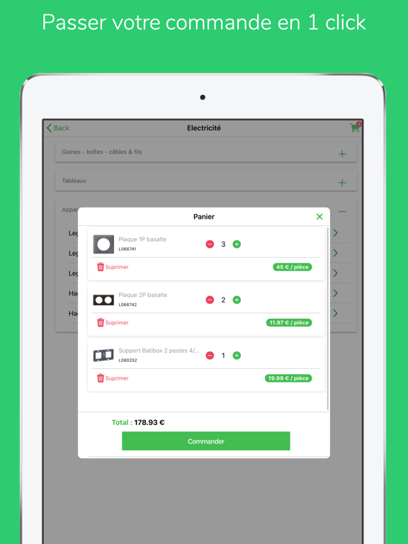 Screenshot #5 pour Exhelia Commandes