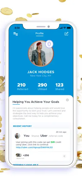 Game screenshot Referred-referral code&coupons hack