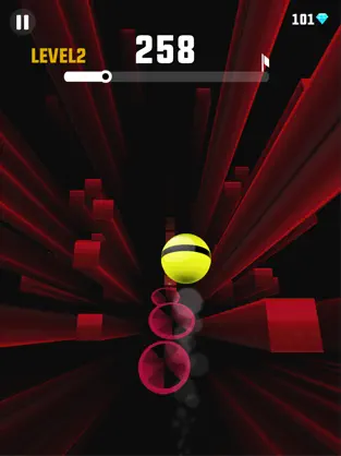 Screenshot 1 Falling Ball Slope Run iphone