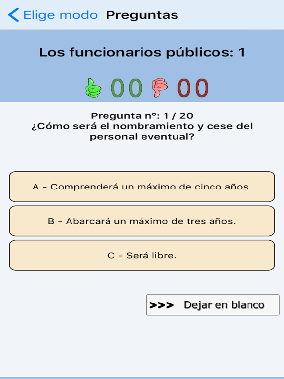 Screenshot #6 pour TestOpos Auxiliar Admon Estado