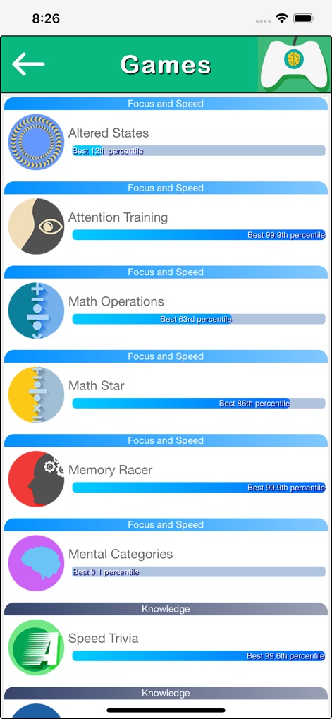 Mind Games - Brain Training - Education App | MWM