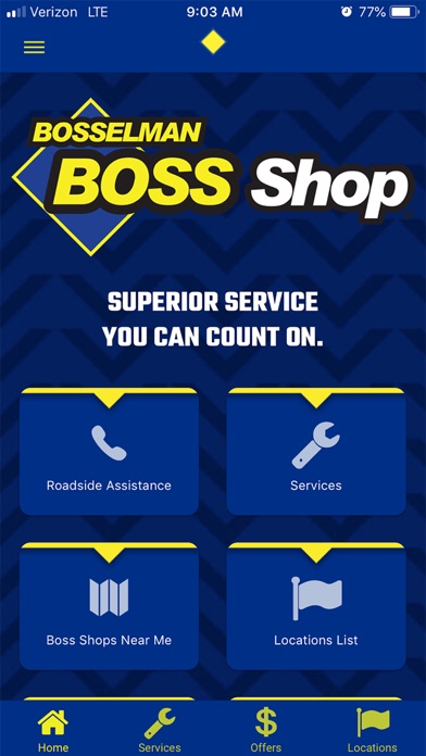 Boss Truck Shops iPhone screenshot 1 - Travel app
