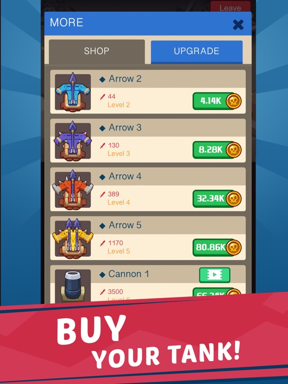 Tank Evolution:Attack Monsters iPad screenshot
