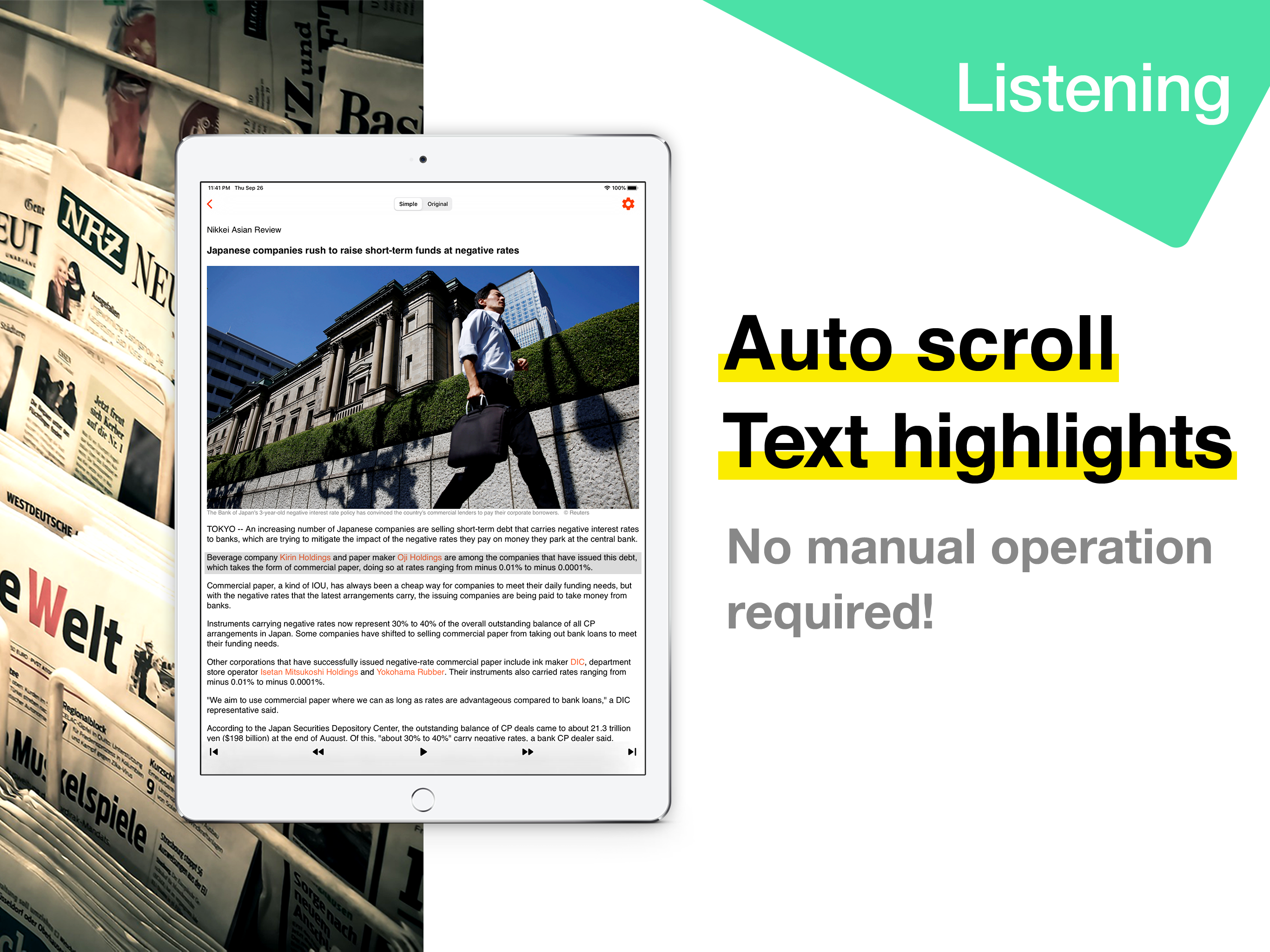 Listen News screenshot 8
