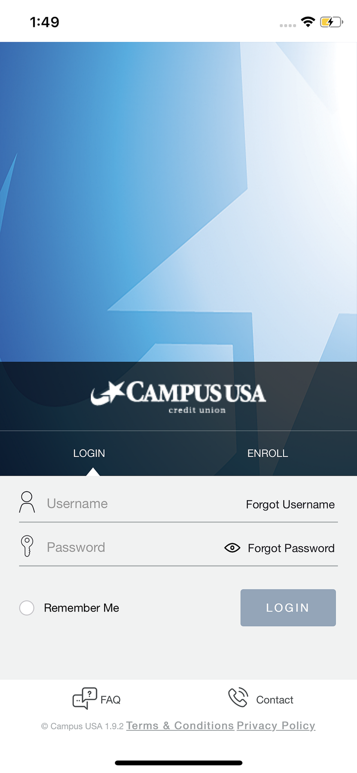 CampusUSA Card Control screenshot 2