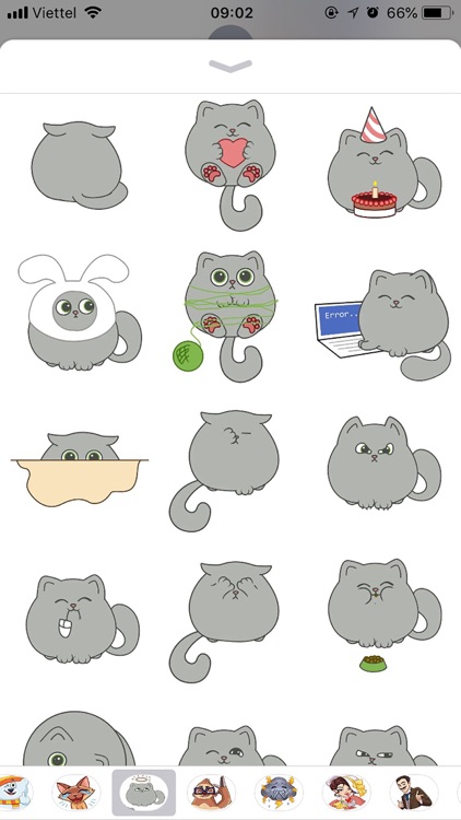 Cute Cat Emoji Funny Stickers