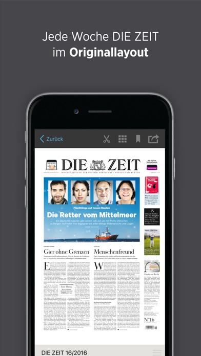 Screenshot #1 pour DIE ZEIT E-Paper