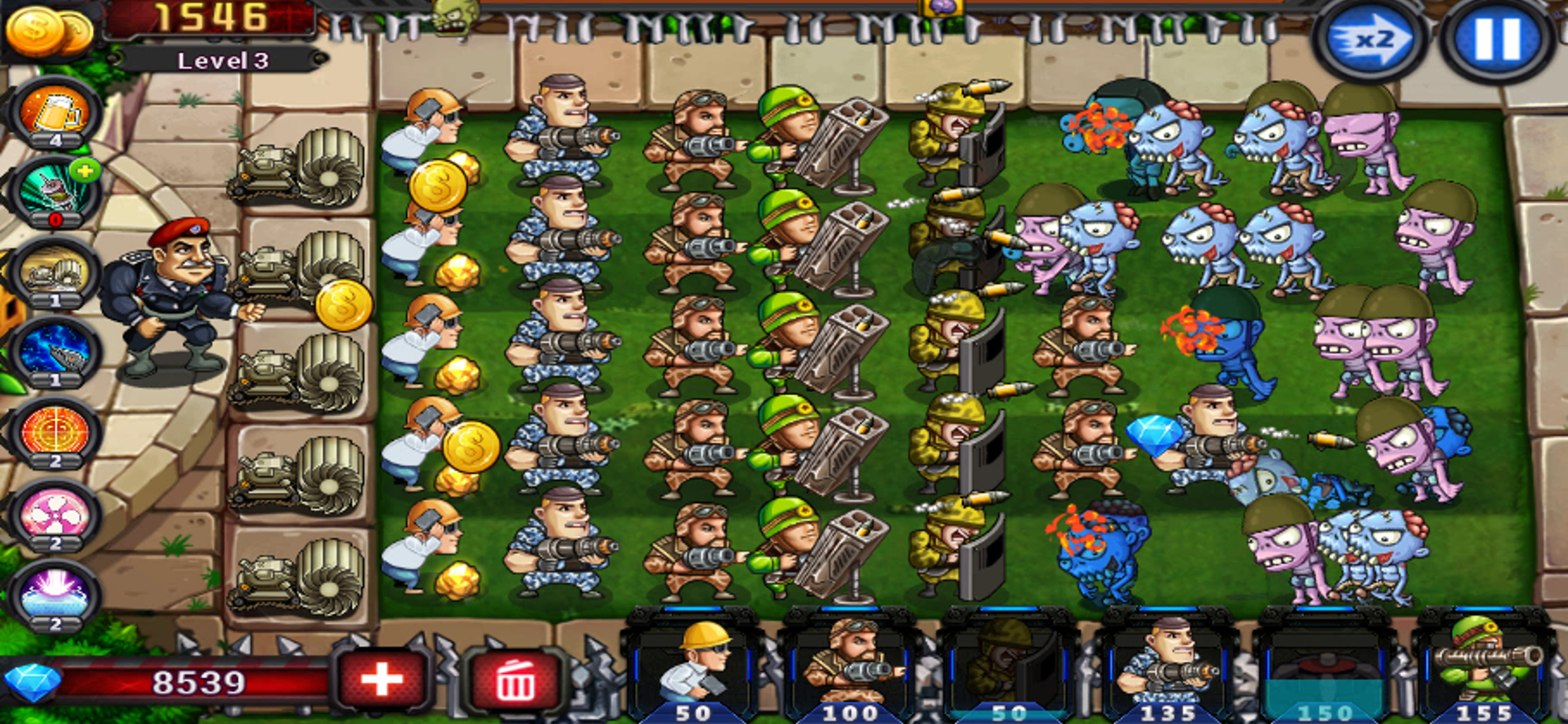 Metal Army VS US Zombie