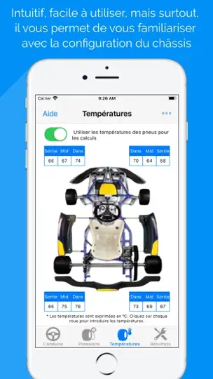 Capture d'écran de Ajustement Du Châssis Du Kart sur iPhone 6