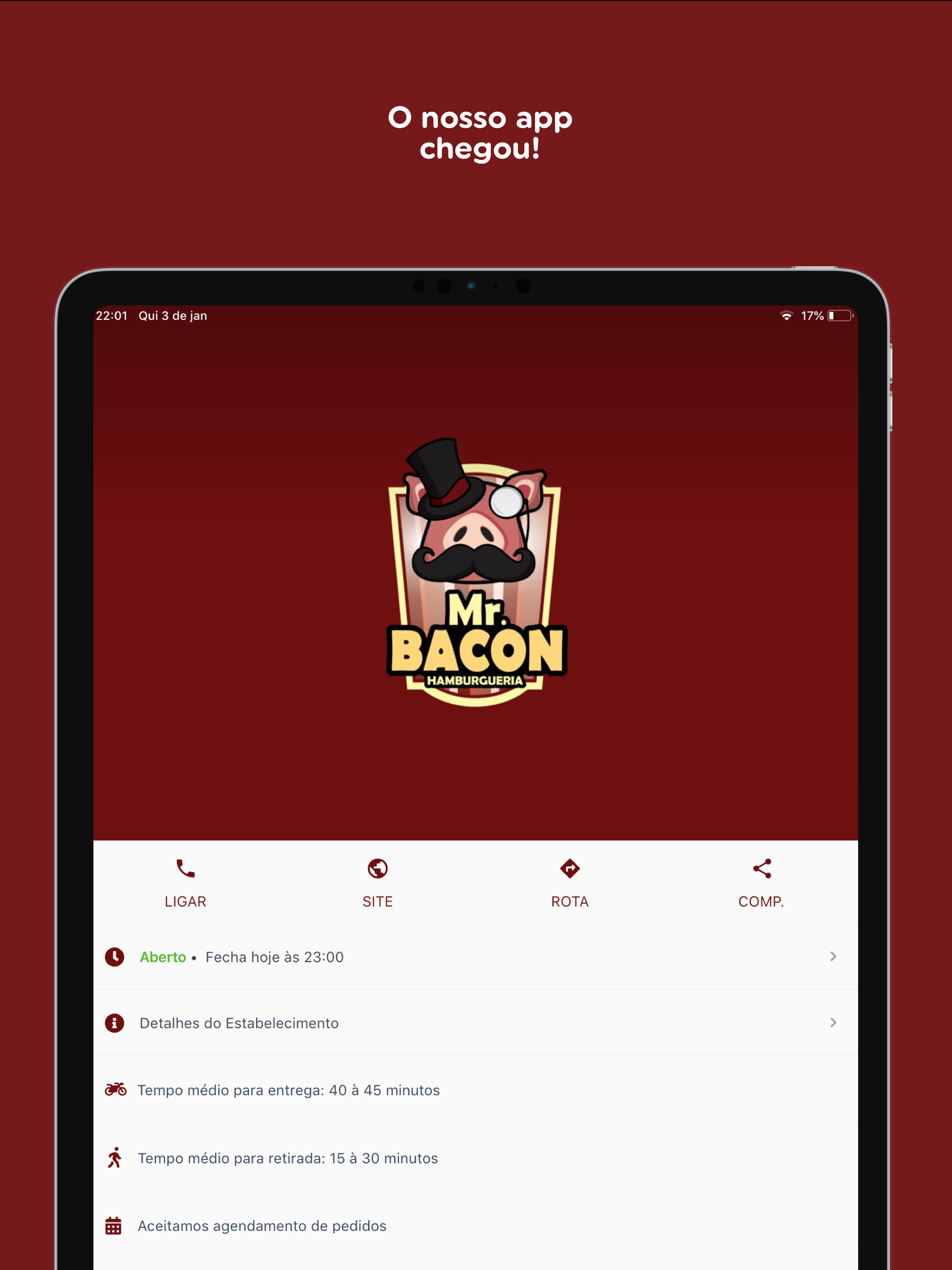 Mr. Bacon Hamburgueria screenshot 7