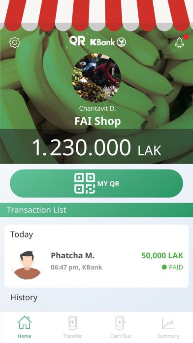 QR KBank Shop Screenshot